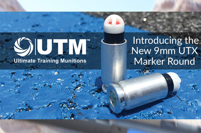 UTM releases a marking cartridge compatible with 9mm SIMUNITION FX conversion devices